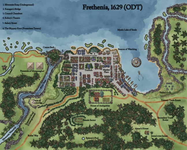 Trefolk Map